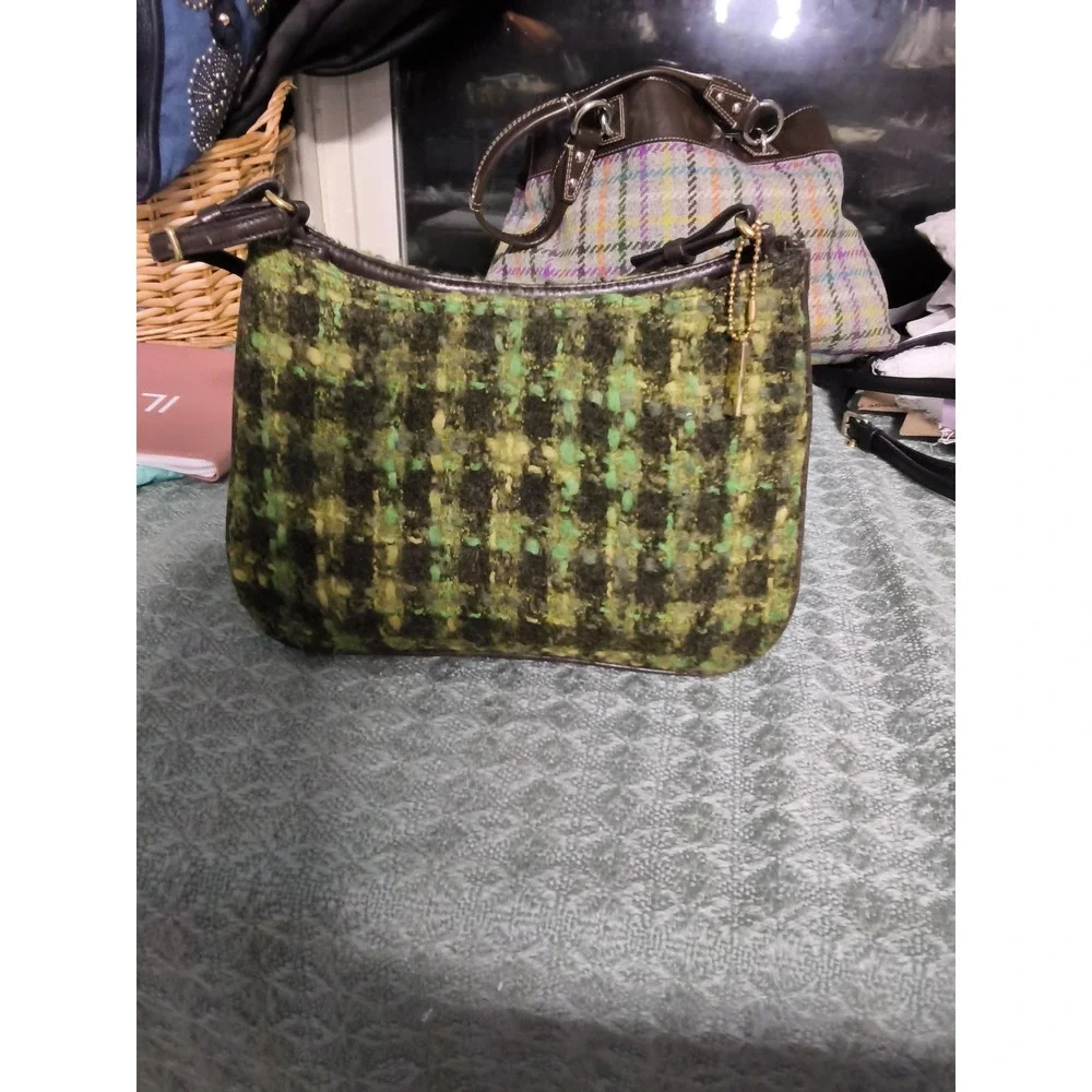7.Vintage Coach Girlie Boucle small hobo bag